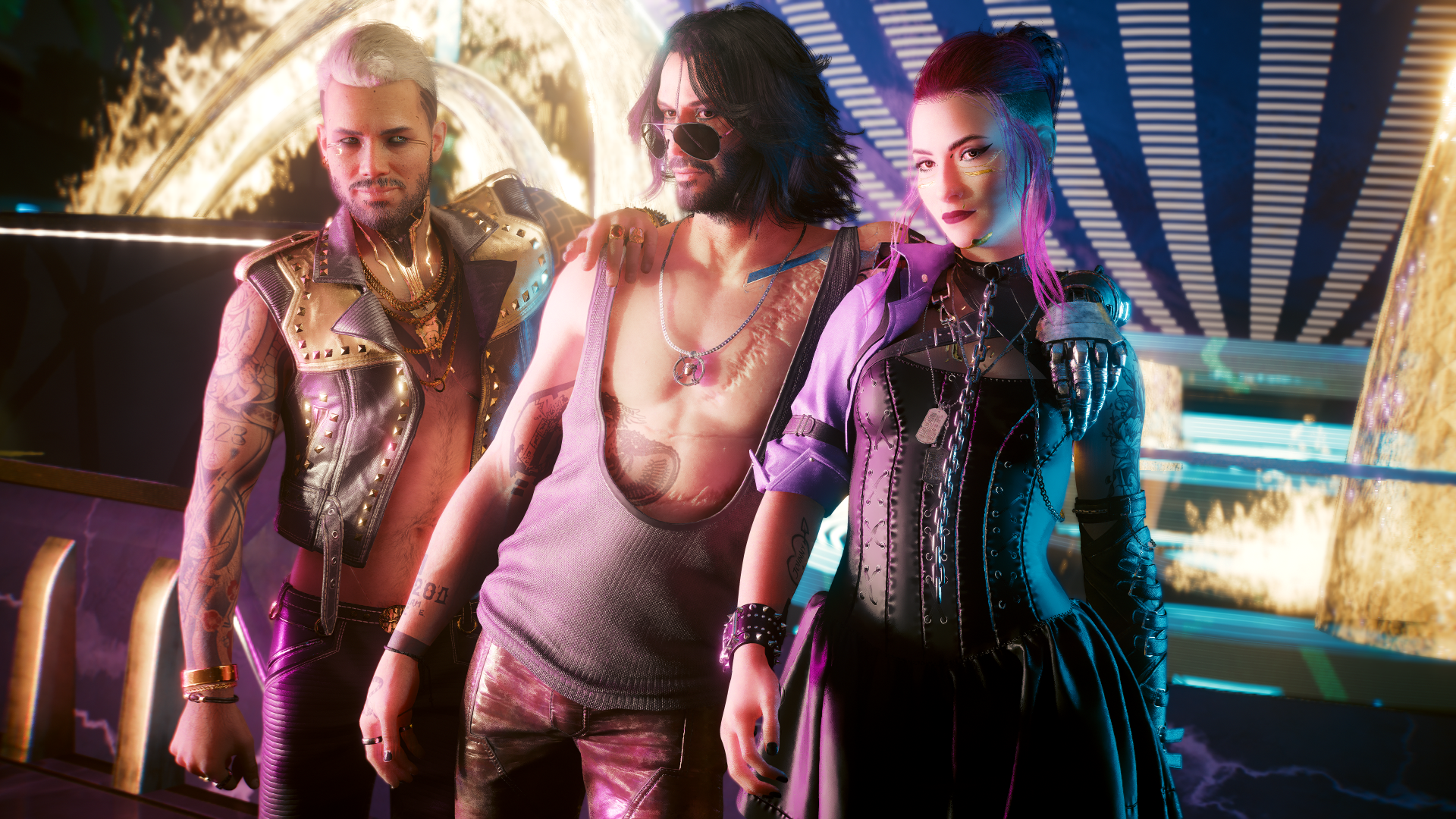 Kerry, Johnny, and V looking sexy and being rockstars